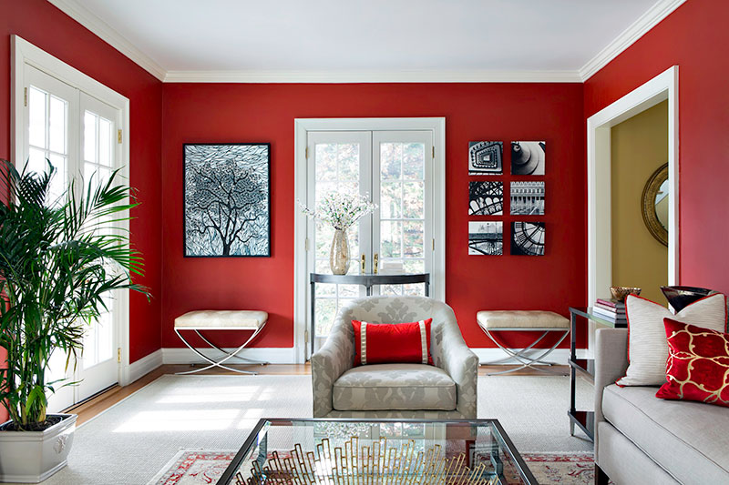 The Perfect Colours For Interior Design - Red