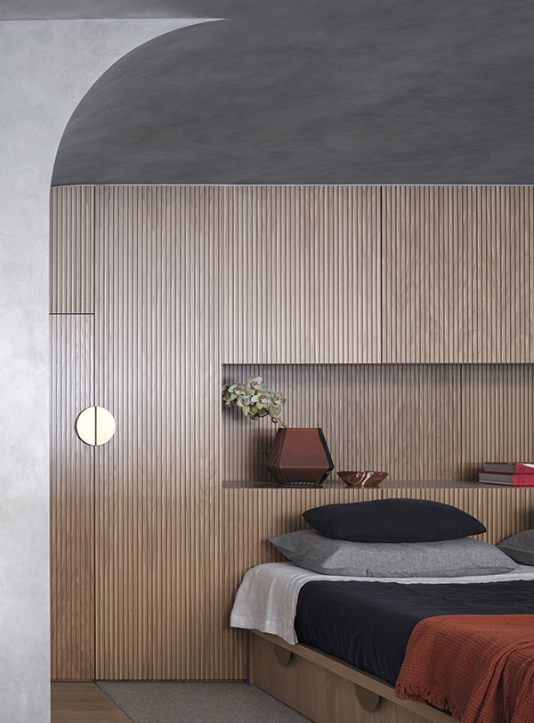Modern Bedroom Ideas - Shelf Above Bed
