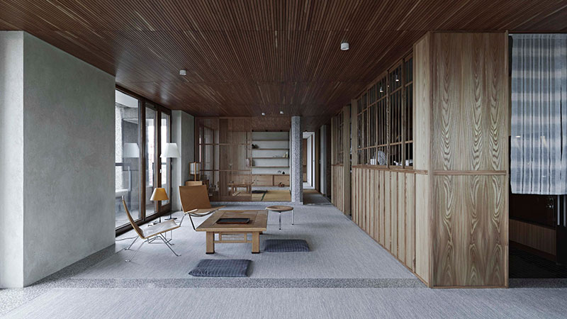 Barbican flat UK by Takero Shimazaki Architects 1